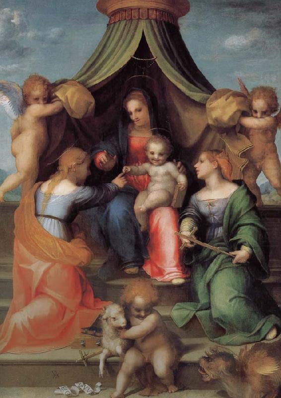 Andrea del Sarto Salin-day Saints mysterious marriage china oil painting image